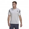 Adidas Maglietta Palestra Tristripe Bianco Bianco Uomo