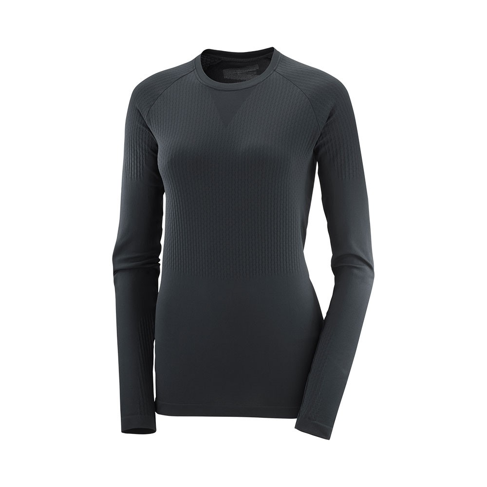 Salomon Maglia Trail Running Sense Deep Nero Donna