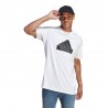 ADIDAS Maglietta Palestra Big Logo Bianco Uomo