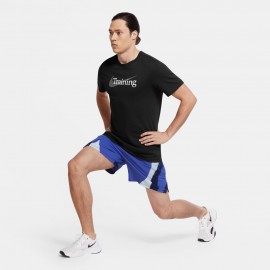 Nike Maglietta Palestra Nero Uomo