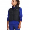 Under Armour Gilet Running Storm Session Nero Reflective Donna