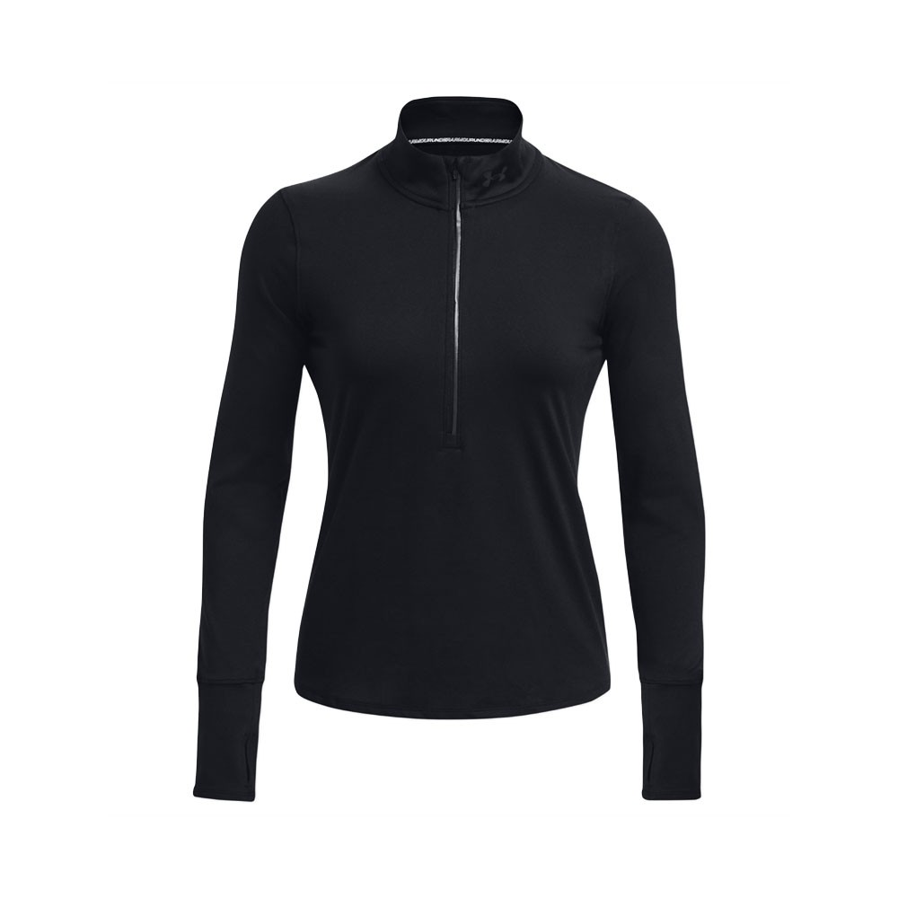 Under Armour Giacca Running Qualifier Run 1 2 Zip Nero Reflective Donna