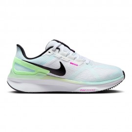 Nike Structure 25 Bianco Nero Verde - Scarpe Running Donna