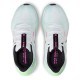 Nike Structure 25 Bianco Nero-Glacier Blue - Scarpe Running Donna