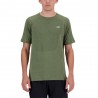 New Balance Maglia Running Athletics Seamless Verde Militare Uomo