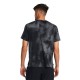 Under Armour Maglia Running Laser Wash Nero Castlerock Uomo