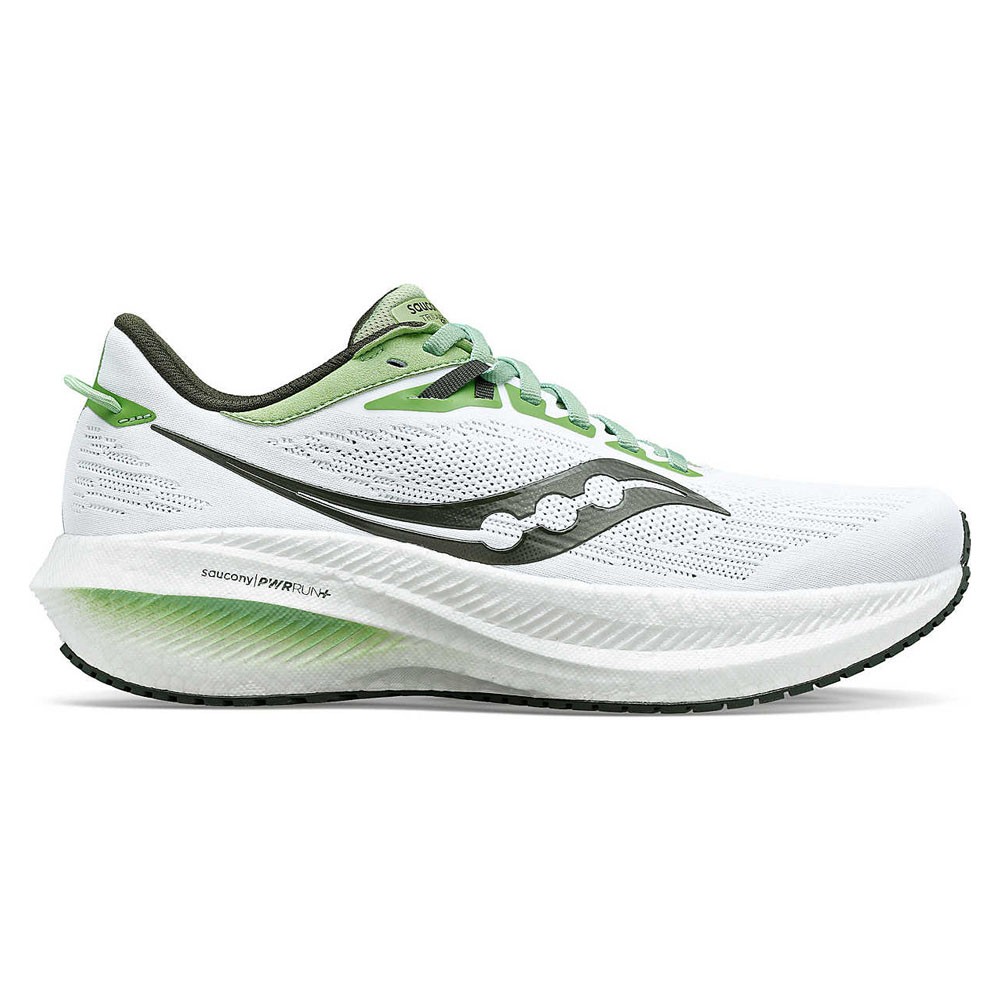 Saucony Triumph 21 Verde Bianco - Scarpe Running Uomo