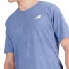 New Balance Maglia Running Q Speed Jacquard Blu Uomo