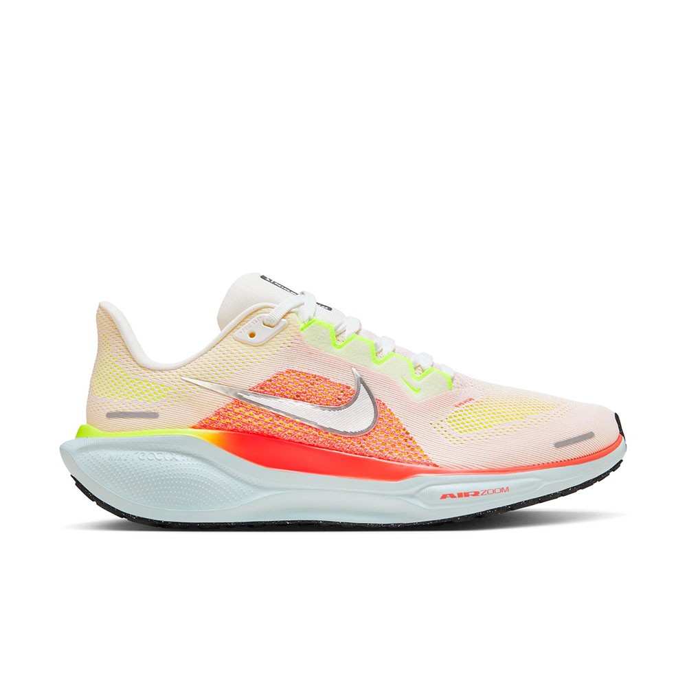 Nike Pegasus 41 Arancio Giallo Bianco - Scarpe Running Donna