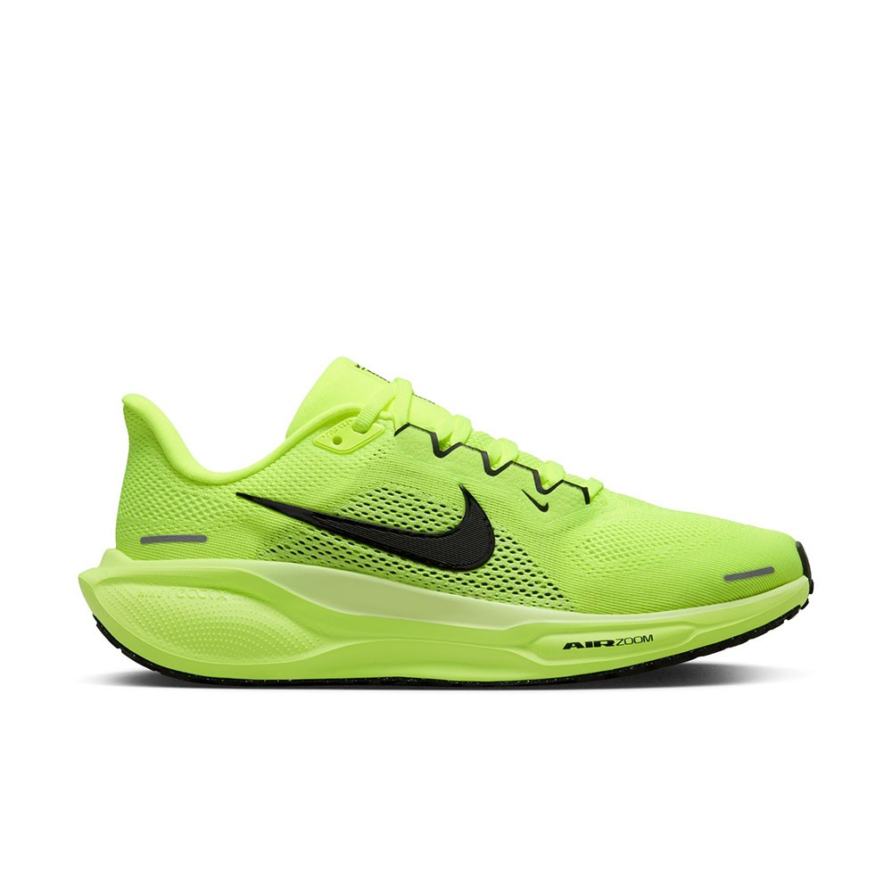 Nike Pegasus 41 Nero Giallo Fluo Scarpe Running Donna