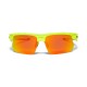 Oakley Occhiali Ciclismo Bisphaera Matte Yellow/Prizm Ruby