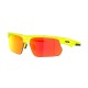 Oakley Occhiali Ciclismo Bisphaera Matte Yellow/Prizm Ruby