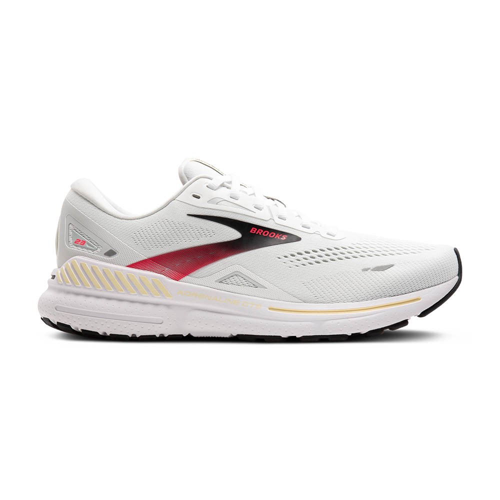 Brooks Adrenaline Gts 23 Bianco Rosso Scarpe Running Uomo