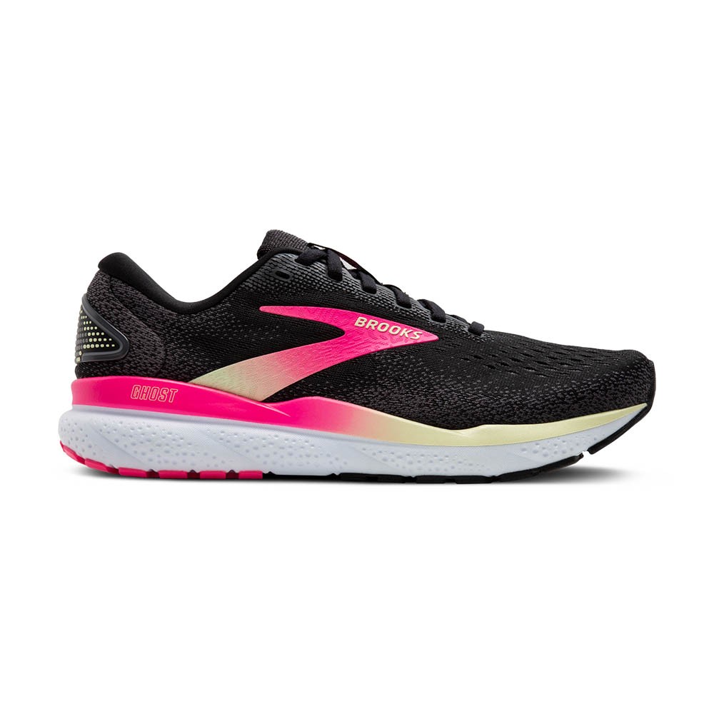 Brooks Ghost 16 Nero Rosa Scarpe Running Donna