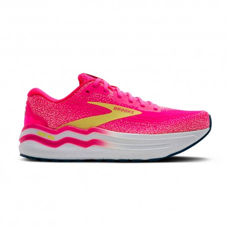 Brooks Ghost Max 2 Giallo Fucsia Scarpe Running Donna