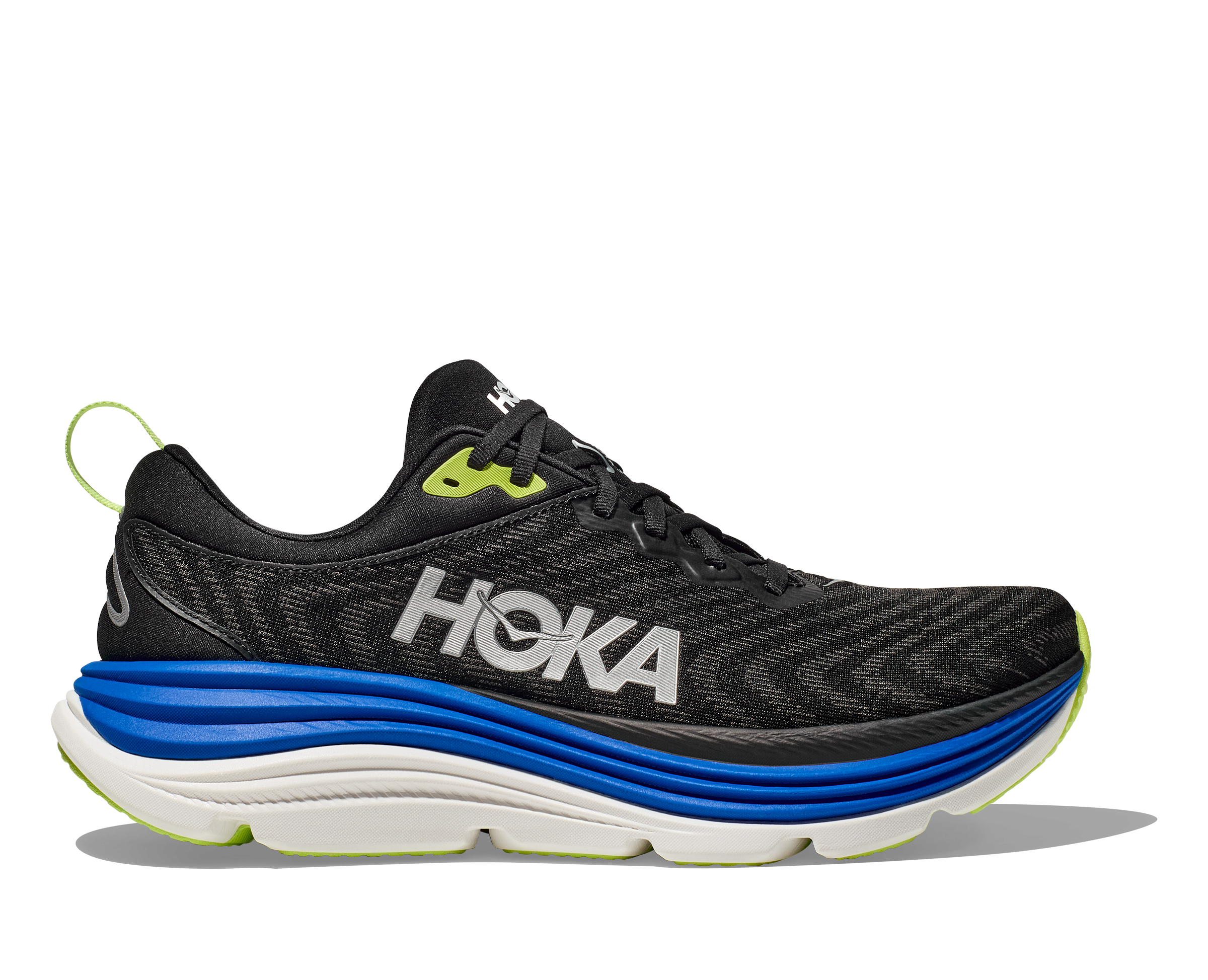 Hoka Gaviota 5 Nero Blu - Scarpe Running Uomo