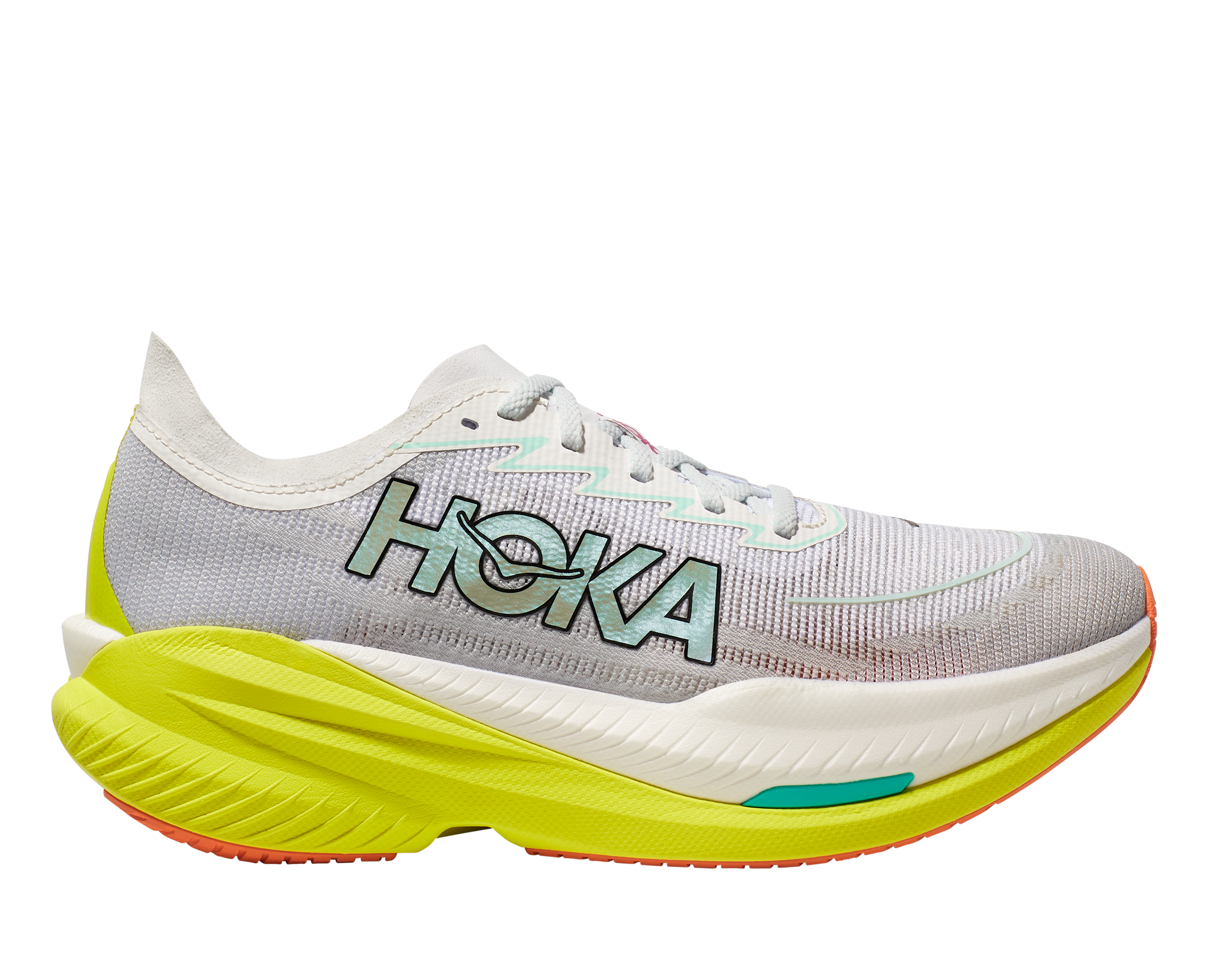 Hoka Mach X2 Bianco Giallo - Scarpe Running Uomo