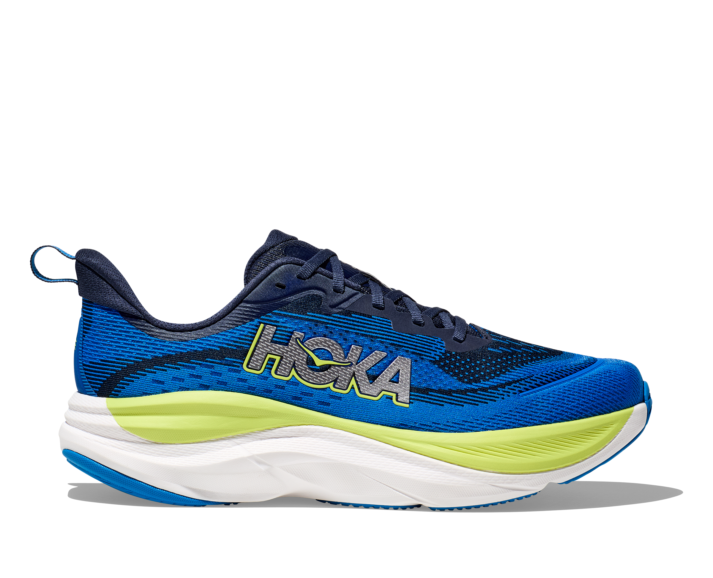 Hoka Skyflow Giallo Blu - Scarpe Running Uomo