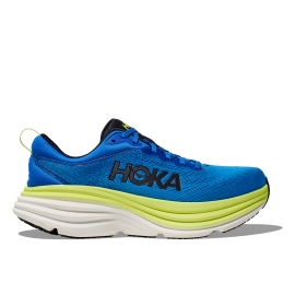 Hoka Bondi 8 Giallo Azzurro - Scarpe Running Uomo