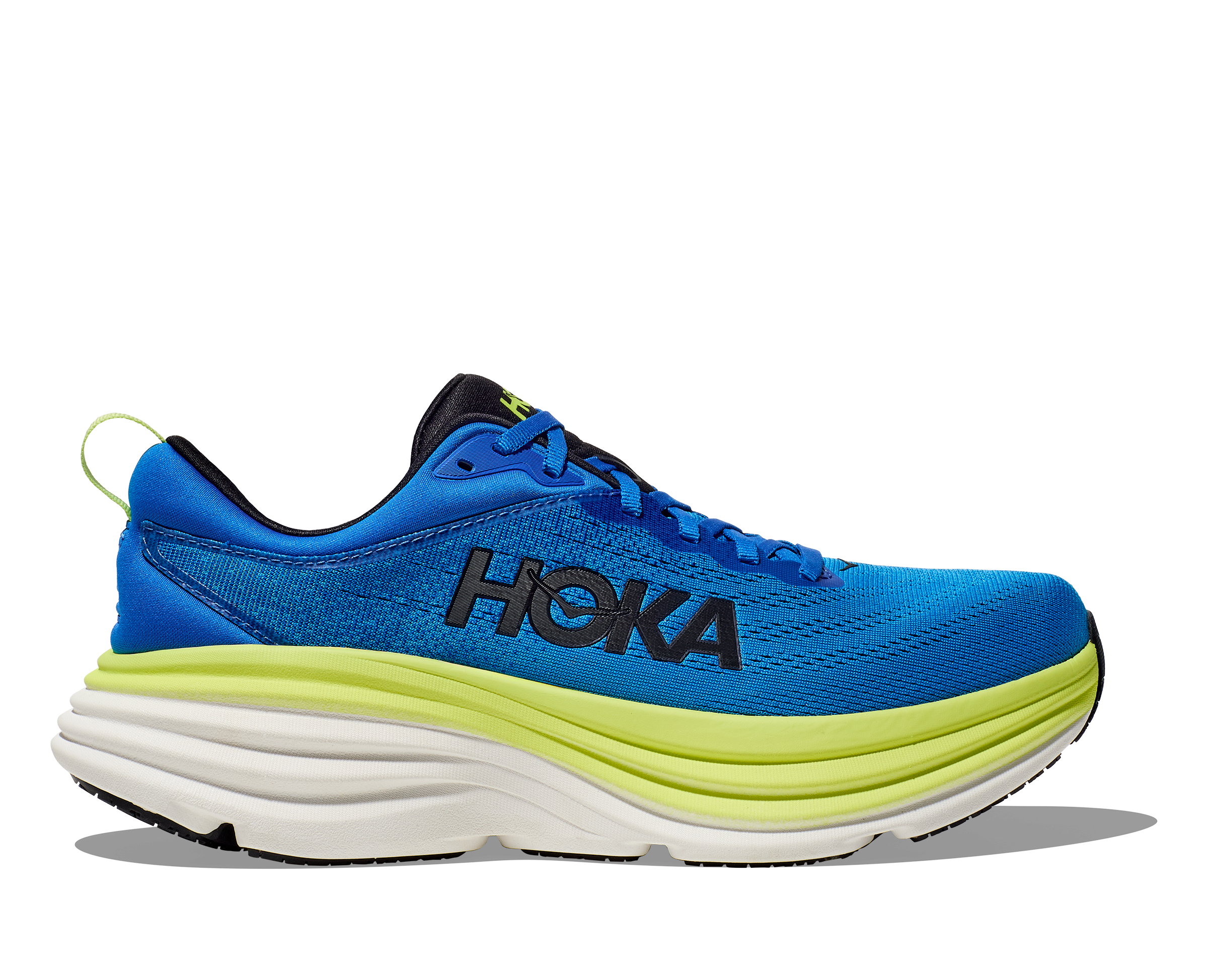 Hoka Bondi 8 Giallo Azzurro - Scarpe Running Uomo