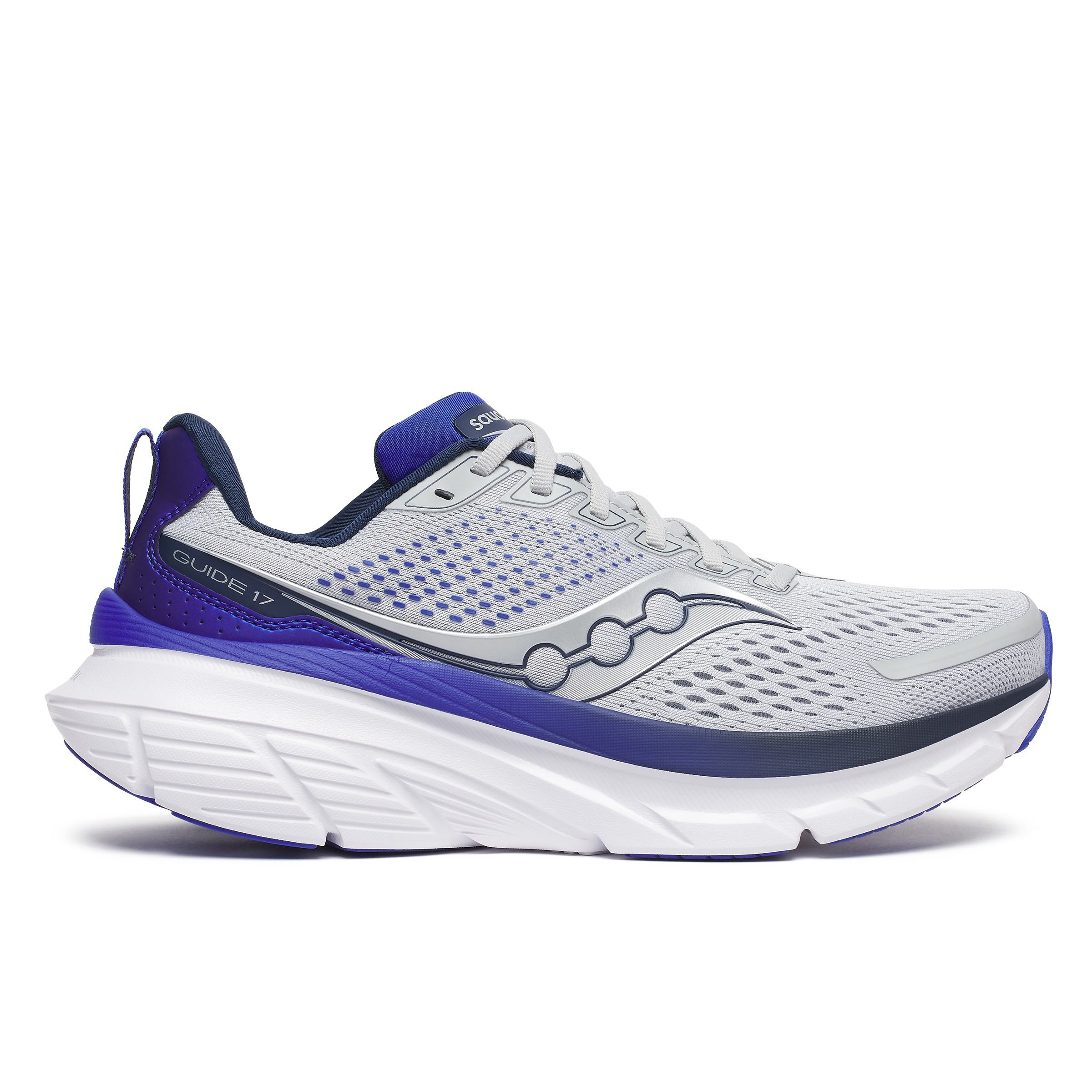 Saucony Guide 17 Bianco Blu Scarpe Running Uomo