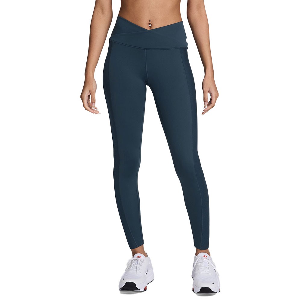 Nike Leggings Palestra Tight 7 8 Train Blu Donna