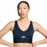 Nike Reggiseno Sportivo Gains Pro Medium Support Blu Donna