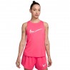 Nike Canotta Running One Swoosh Rosa Riflettente Donna