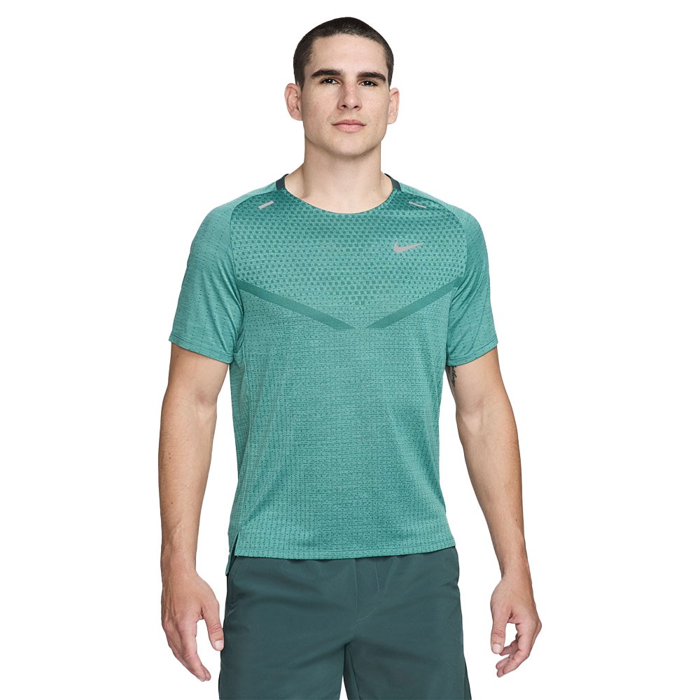 Nike Maglia Running Dri Fit Adv Techknit Ultra Verde Uomo