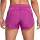 Nike Pantaloncini Running Fast Tempo Hot Fucsia Nero Donna