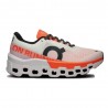 On Cloudmonster 2 Bianco Flame - Scarpe Running Donna