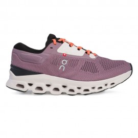 On Cloudstratus 3 Bordeaux Nero - Scarpe Running Donna