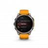 Garmin Fenix 8 Amoled 47 mm Grigio Arancio