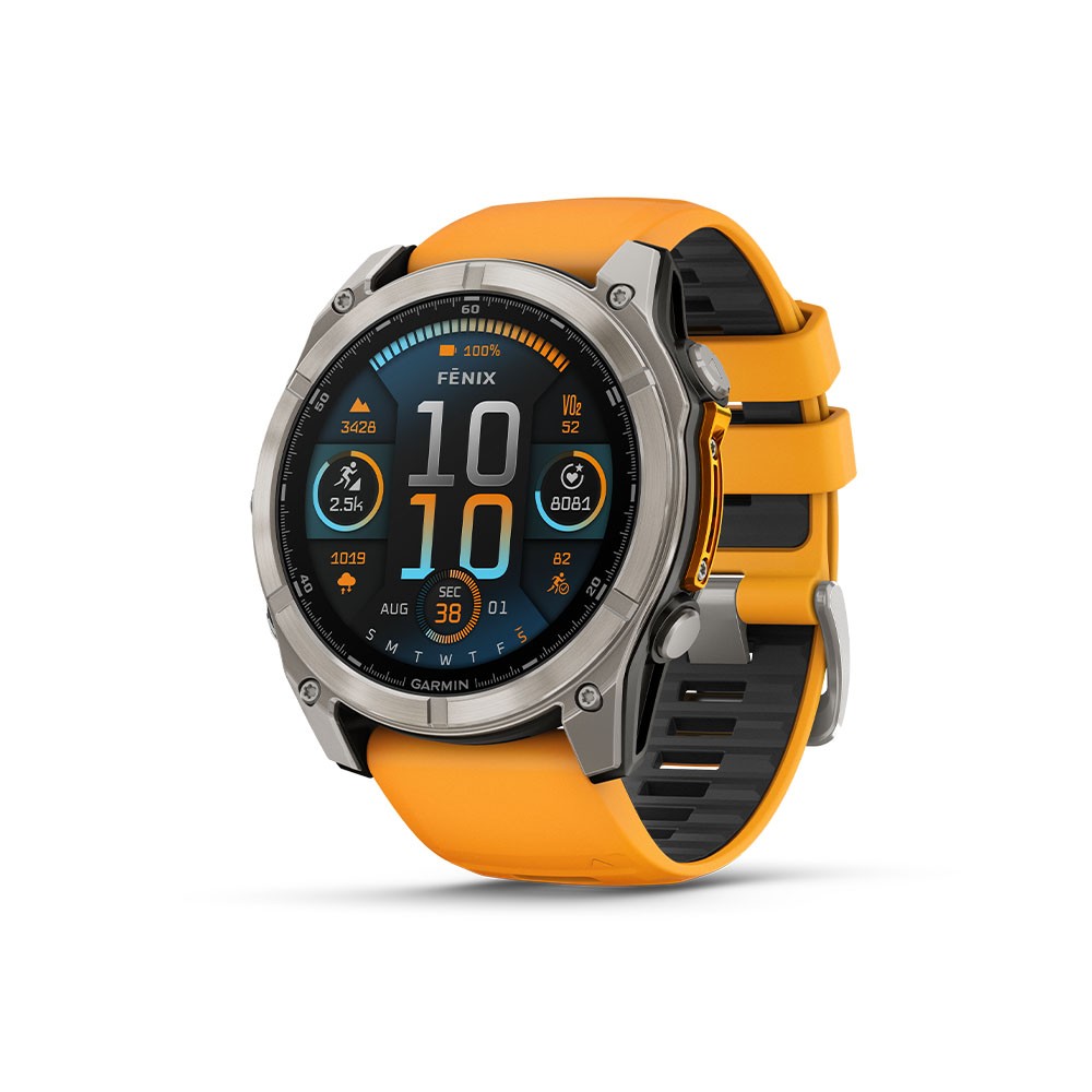 Garmin Fenix 8 Amoled 51 mm Grigio Arancio