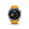 Garmin Fenix 8 Amoled 51Mm Saph Graphite Spark Arancio