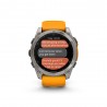 Garmin Fenix 8 Amoled 51Mm Saph Graphite Spark Arancio