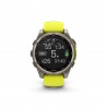 Garmin Fenix 8 Solar 47 mm Grigio giallo