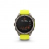 Garmin Fenix 8 Solar 47 mm Grigio giallo