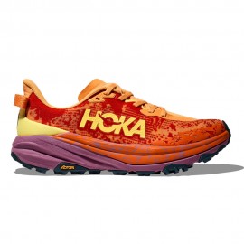 Hoka Speedgoat 6 Rosso Arancio - Scarpe Trail Running Donna