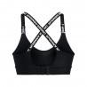 Under Armour Reggiseno Sportivo Inifinity Mid Nero Donna