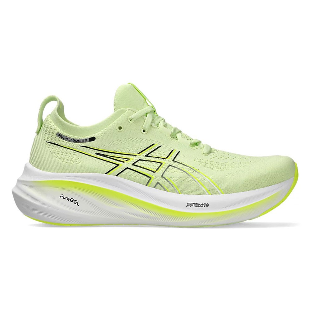 Asics Gel Nimbus 26 Cool Matcha Bianco Scarpe Running Uomo