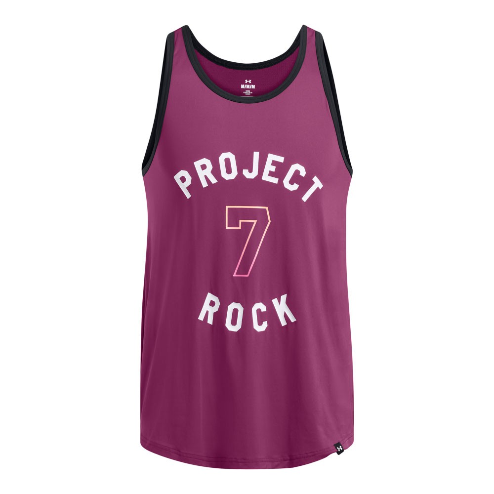 Under Armour Canotta Palestra Project Rock Badge of Honor Viola Uomo