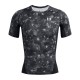 Under Armour Maglietta Palestra Heatgear Compression Camou Nero Uomo