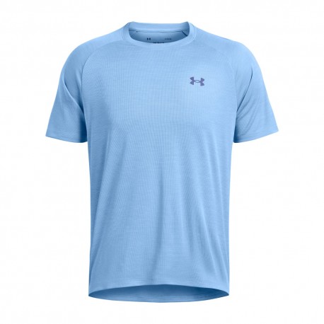 Under Armour Maglietta Palestra Textured Azzurro Uomo