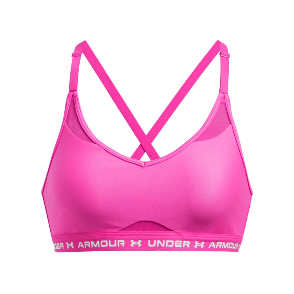 Under Armour Reggiseno Sportivo Crossback Low Magenta Donna