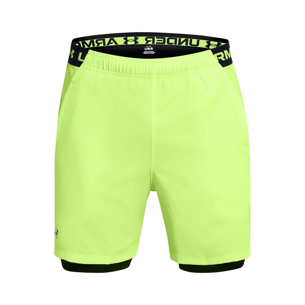 Under Armour Shorts Sportivi Vanish Woven 2 in 1 Verde Uomo