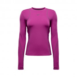 Nike Maglia Manica Lunga Run Division Reflective Hot Fuchsia Donna