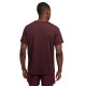 Nike T-Shirt Miler Burgundy Crush Reflective Argento Uomo