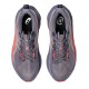 Asics Novablast 5 Grigioish Purple Coral Reef - Scarpe Running Donna