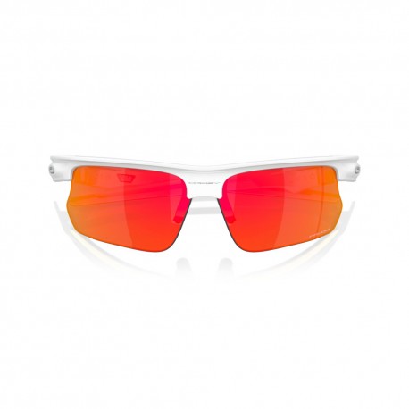 Oakley Bisphaera Polished White Lente Prizm Ruby - Occhiali Da Sole